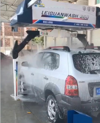 火爆五月訂單不停，福建漳州王總訂購智能360雙臂極速洗車
